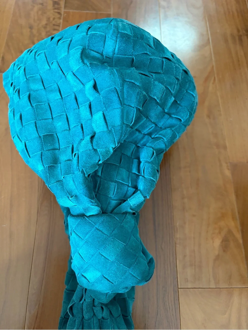 Bottega suede jodie scuba (teal color)